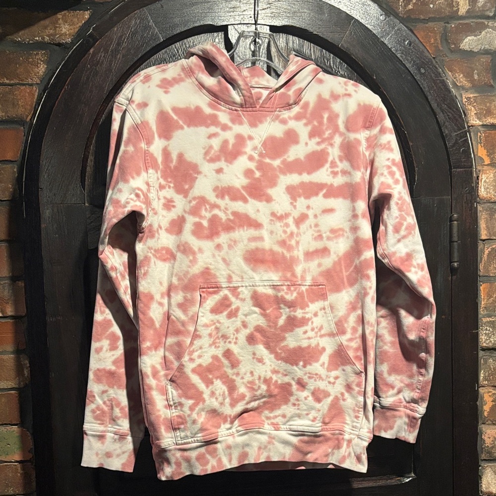 Lululemon all yours  Pink Tie-Dye Hoodie gummy logo Scuba ish